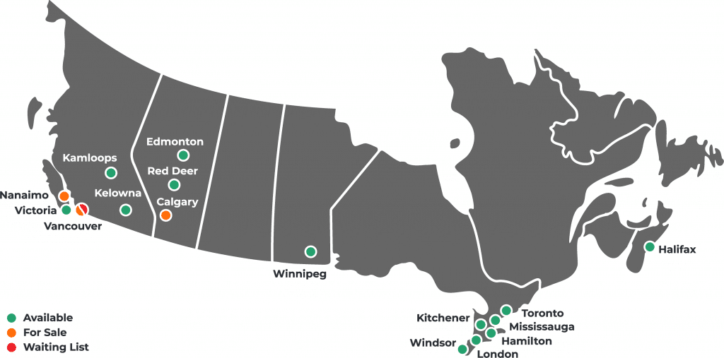 Franchise Location Map