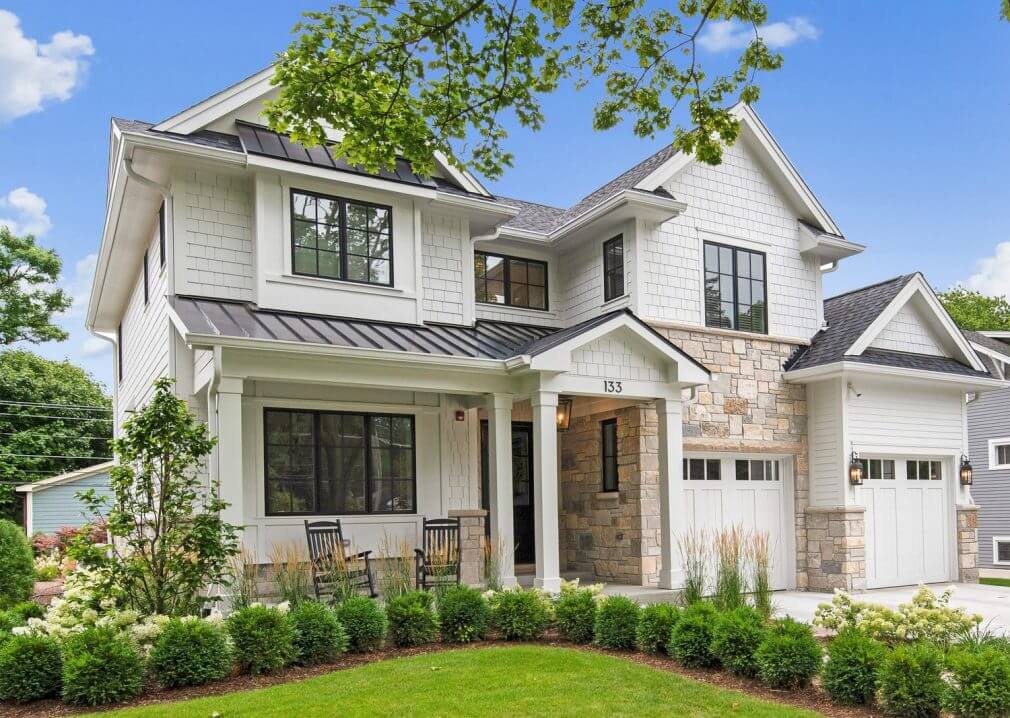 James Hardie Straight Edge Shingles in Cobblestone Best siding contractor in Austin, TX - working with lap siding, shingles and panels