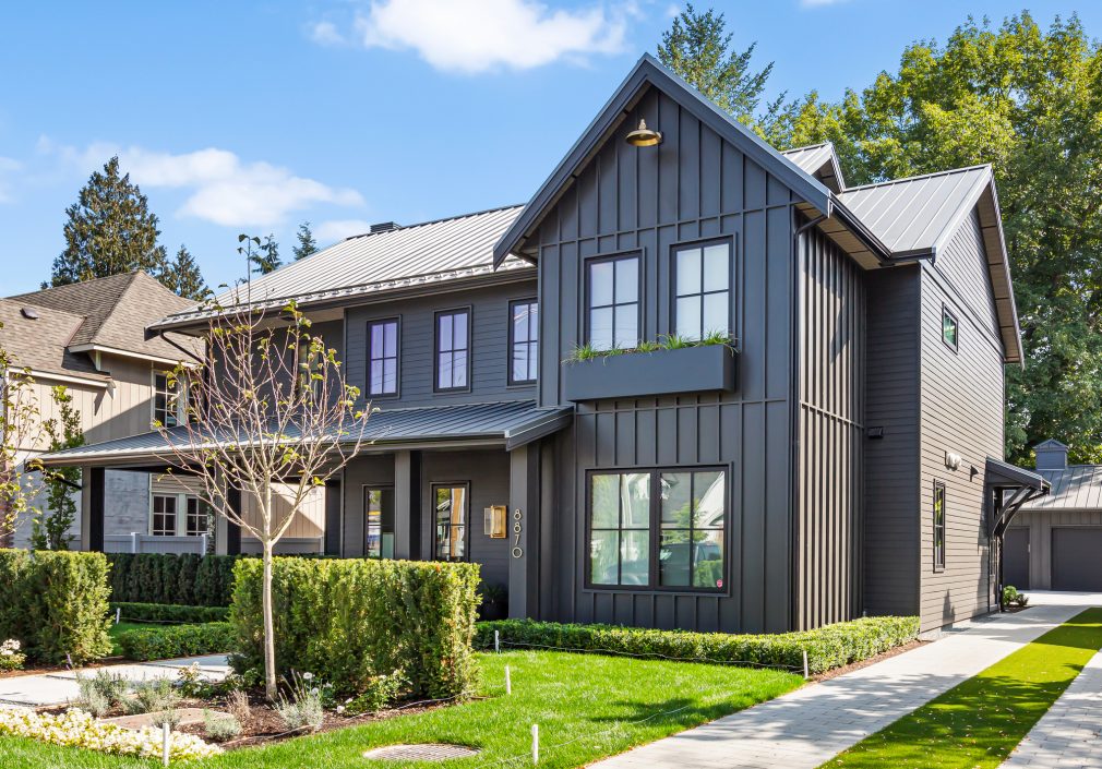 James Hardie Board and Batten panels in Black Ash James Hardie, cedar, vinyl siding installation and repair - best company in Worcester, MA