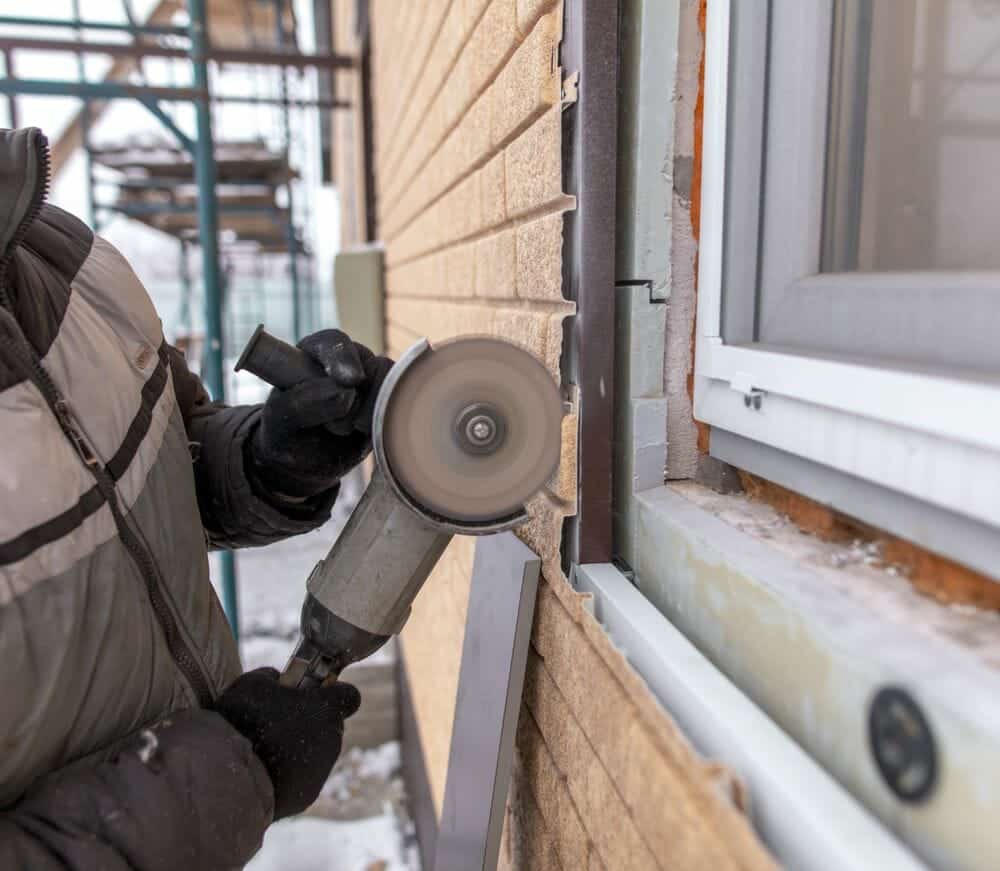Replacing an Exterior Window with Vinyl Siding