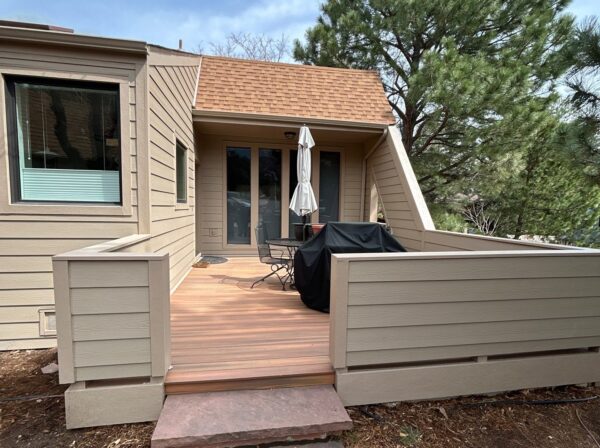 Residential home siding improvement project in Boulder