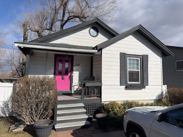 Completed residential siding replacement