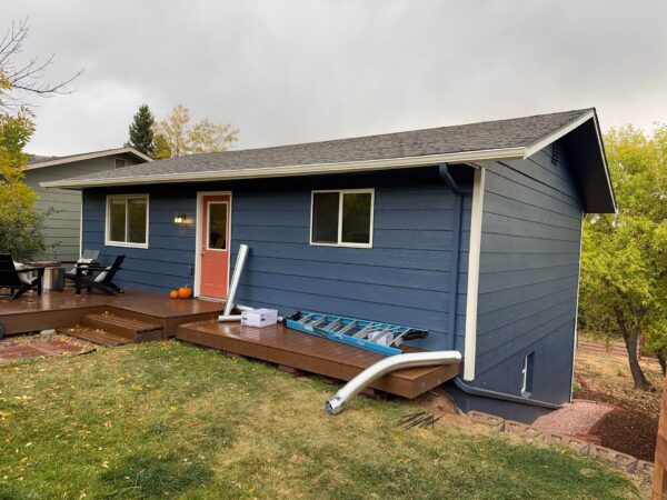 Before and after exterior transformation