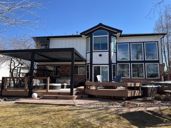 Finished James hardie siding installation on residential home