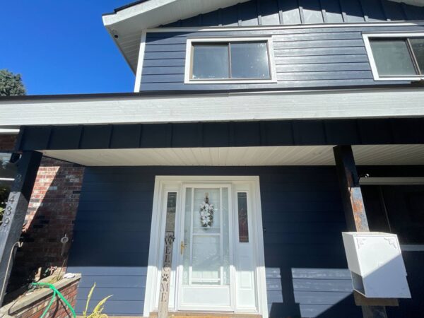 Residential home James Hardie siding improvement project