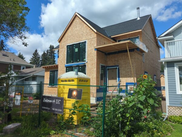 Before and after exterior transformation