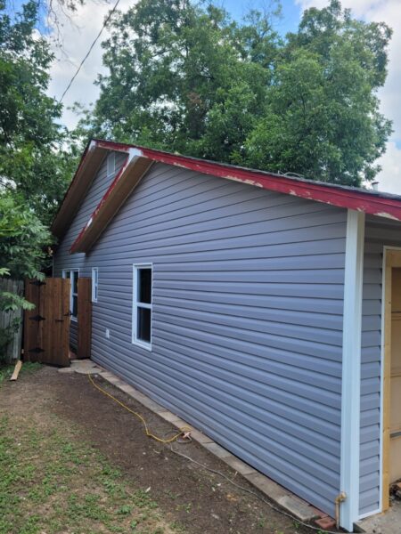 Exterior upgrade with new siding installed in Fort Worth