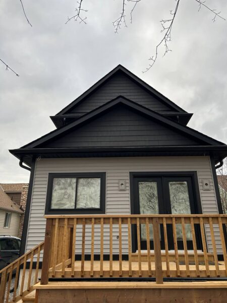 New build Kaycan Siding Installation