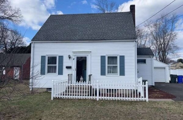 Completed residential siding replacement