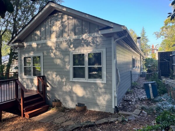 Finished James Hardie siding installation on residential home