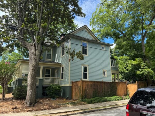 Completed James Hardie siding project