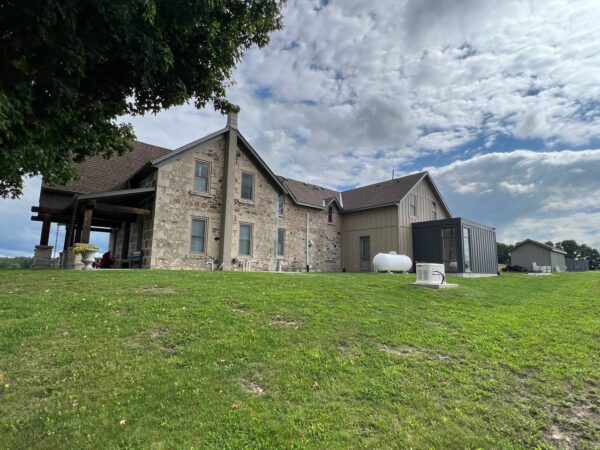 Completed James Hardie siding project