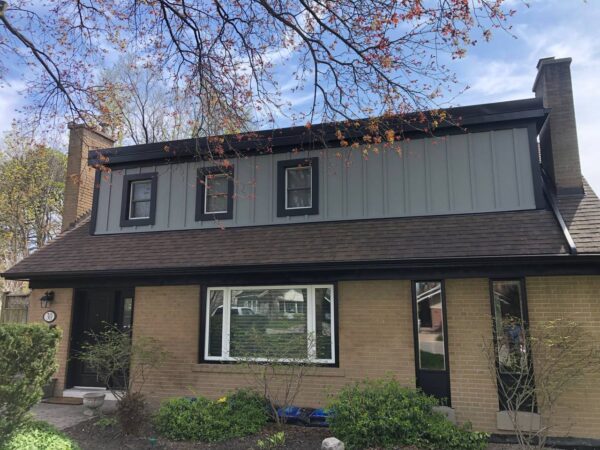 Aluminum to JH James Hardie siding planks (7” reveal) - colour Gray Slate