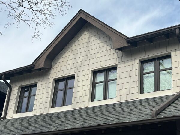 Installation of JH straight edge shingles