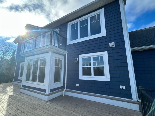 House renovation featuring new vinyl siding materials