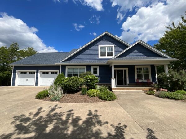 House renovation featuring new vinyl siding materials