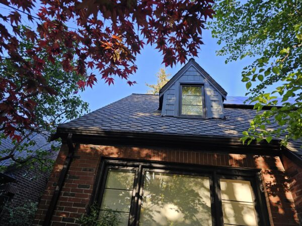 House renovation featuring new james hardie shingles siding materials