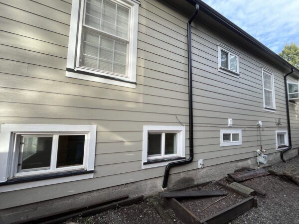 Residential home siding improvement project