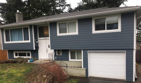 Before and after exterior transformation