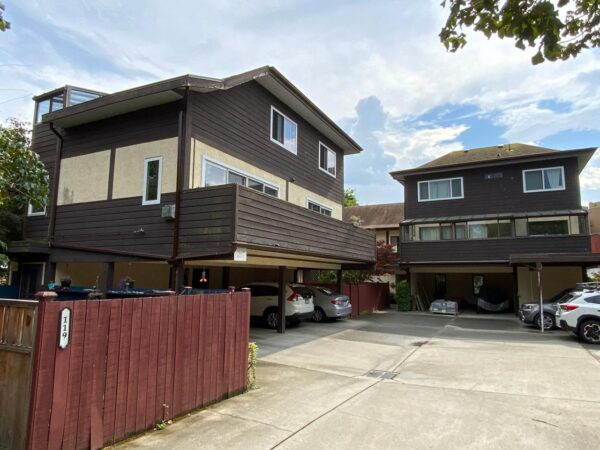 Before and after exterior transformation