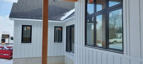Completed James Hardie siding project