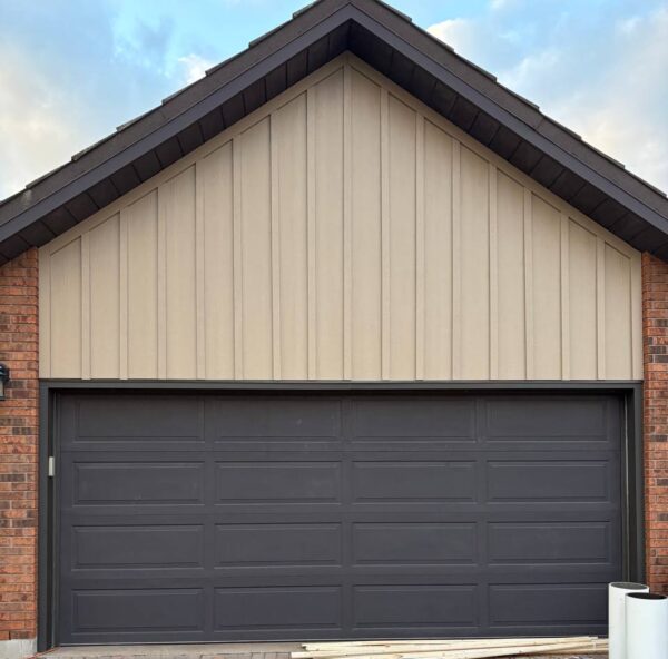 Cedar to James Hardie Board and Batten Siding Renovation