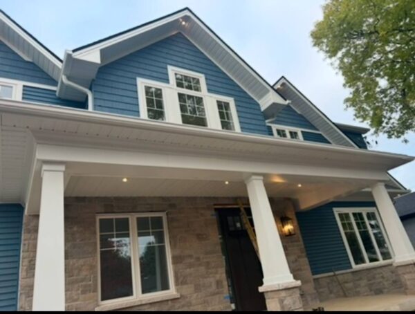 Before and after exterior transformation